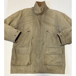 OVERLAND OUTFITTERS - Mens Vintage Wool Lined Canvas Barn Chore Jacket - Size 42